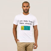 ベンの期別表名のシャツ Tシャツ (正面フル)