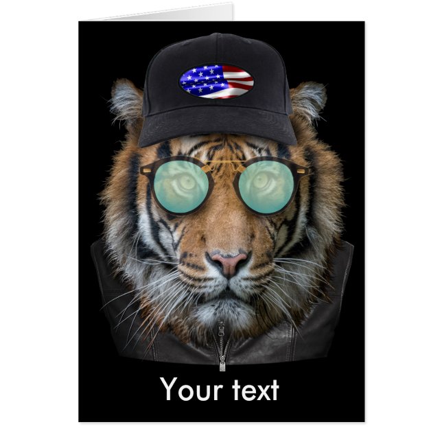 ベンガおもしろいル・タイガーの服を着た野生動物 (正面)