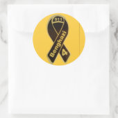 ベンガジ4リボン ラウンドシール (バッグ)