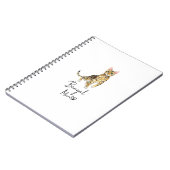 ベンガルのお母さん可愛い猫のお母さん子猫ガールギフト ノートブック (左側)