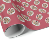 ベンガルのクリスマス·デーの贈り物とアパレル ラッピングペーパー (ロールコーナー)