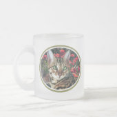 ベンガルの子ネコのマグ フロストグラスマグカップ (左)