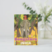 ベンガルインディアン旅行ポスター ポストカード (スタンド正面)