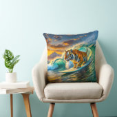 ベンガルオンザサーフボードデザインバイリッチアメンギル クッション (椅子)