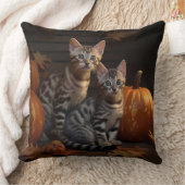 ベンガルキットンオータムデライトカボチャ クッション (ブランケット)