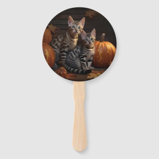 ベンガルキットンオータムデライトカボチャ ハンドファン (裏面)