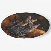 ベンガルキットンオータムデライトカボチャ ペーパープレート (アングル)