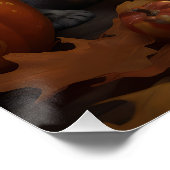 ベンガルキットンオータムデライトカボチャ ポスター (コーナー)