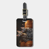 ベンガルキットンオータムデライトカボチャ ラゲッジタグ (正面縦)