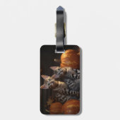 ベンガルキットンオータムデライトカボチャ ラゲッジタグ (裏面縦)