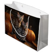 ベンガルキットンオータムデライトカボチャ ラージペーパーバッグ (裏面アングル)