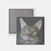 ベンガルキャットのマグネット マグネット (正面/裏面)