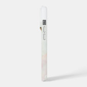ベンガルキャットの水彩肖像画 iPhoneケース (左側面)