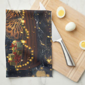 ベンガルキャットクリスマスフェスティバル航海 キッチンタオル (四つ折り)