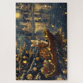 ベンガルキャットクリスマスフェスティバル航海 ジグソーパズル (縦)