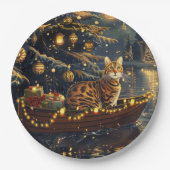 ベンガルキャットクリスマスフェスティバル航海 ペーパープレート (正面)