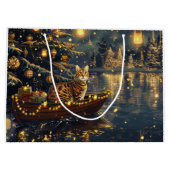 ベンガルキャットクリスマスフェスティバル航海 ラージペーパーバッグ (裏面)