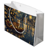 ベンガルキャットクリスマスフェスティバル航海 ラージペーパーバッグ (裏面アングル)