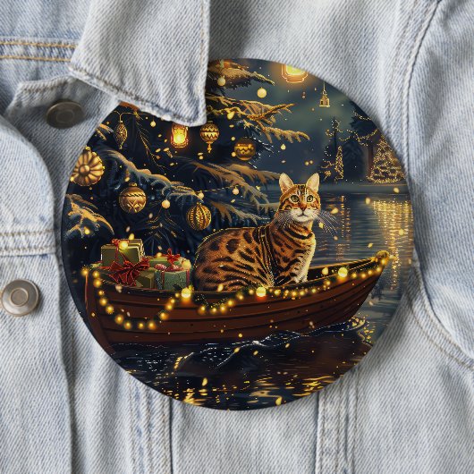 ベンガルキャットクリスマスフェスティバル航海 缶バッジ (インサイチュ)