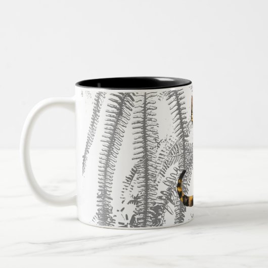 ベンガルキャットツートーンコーヒーマグ ツートーンマグカップ (左)