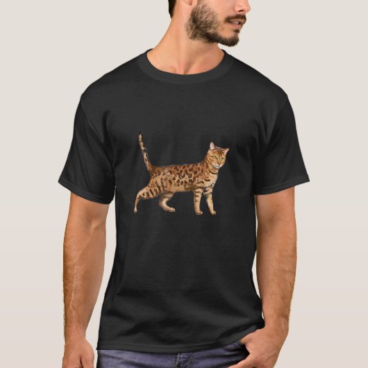 ベンガルキャット Ee Ees Tシャツ (正面)