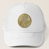 ベンガルズタイガース金ゴールドコイン キャップ (正面)