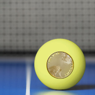 ベンガルズタイガース金ゴールドコイン 卓球ボール