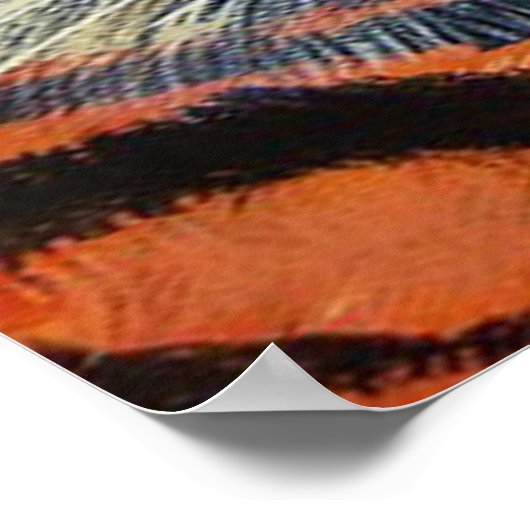 ベンガルタイガーあなたを見るポスタースケッチ ポスター (角)