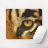 ベンガルタイガーの目の大きな猫野生動物マウスマット マウスパッド (マウス)