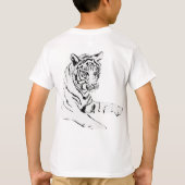 ベンガルタイガーカスタムアートシャツ Tシャツ (裏面)