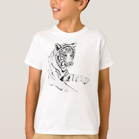 ベンガルタイガーカスタムアートシャツ Tシャツ (正面)