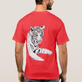 ベンガルタイガーカスタムアートシャツ Tシャツ (裏面)