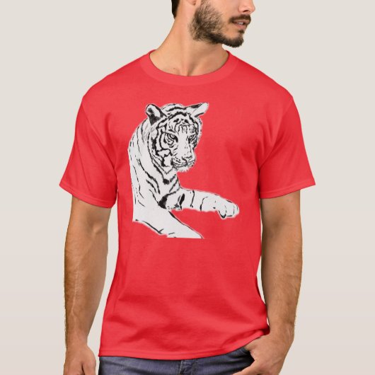 ベンガルタイガーカスタムアートシャツ Tシャツ (正面)