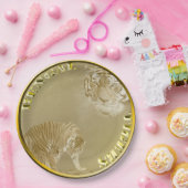 ベンガルタイガース金ゴールドコイン、紙プレート ペーパープレート (パーティー)