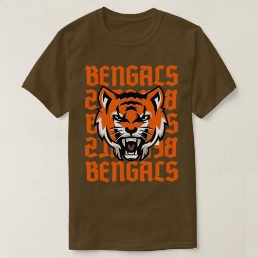 ベンガルタイガース Tシャツ (デザイン正面)