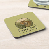 ベンガルタイガーダークカーキコースターセット コースター (左側)