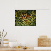 ベンガルタイガーデジタルアート ポスター (キッチン)