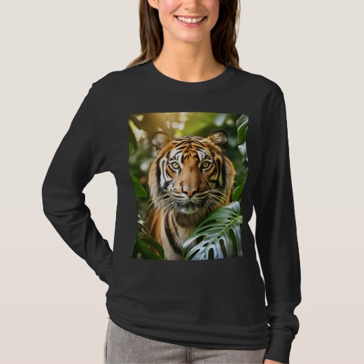 ベンガルタイガーブラックTシャツ Tシャツ (正面)
