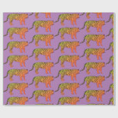 ベンガルタイガーラッピング紙 ラッピングペーパー (フラット)