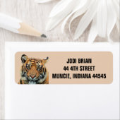 ベンガルタイガー差出人住所ラベル ラベル (インサイチュ)