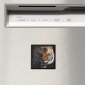 ベンガルタイガー野生動物大きな猫恋人の写真 マグネット (インサイチュ (食洗機))