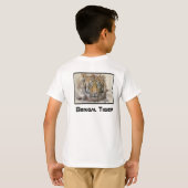 ベンガルタイガー アートTシャツ Tシャツ (裏面フル)