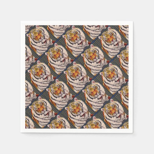 ベンガルタイガー スタンダードカクテルナプキン (正面)