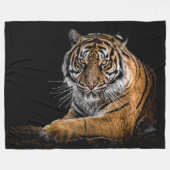 ベンガルタイガー フリースブランケット (正面(横))