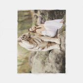 ベンガルタイガー&レディ フリースブランケット (正面)