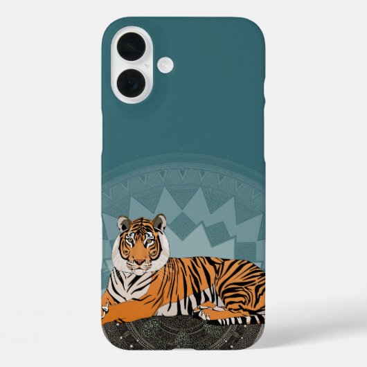 ベンガルトガマンダラブルー Case-Mate iPhoneケース (裏面)