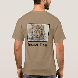 ベンガルトラのイラストTシャツ Tシャツ