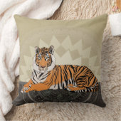 ベンガルトラのマンダラ竹 クッション (ブランケット)