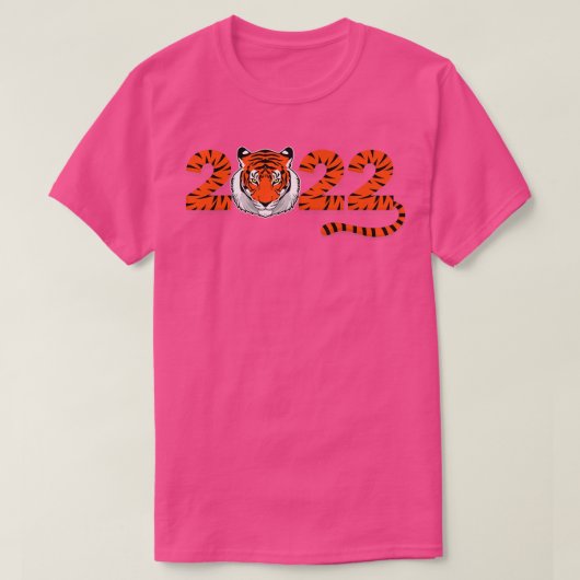 ベンガルトラの年2022 Tシャツ (デザイン正面)