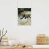 ベンガルトラ(パンテラ・ティグリス・ティグリス)充電 ポスター (キッチン)